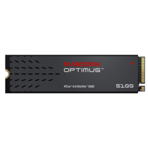 SanDisk Optimus 5100 NVMe SSD, front view