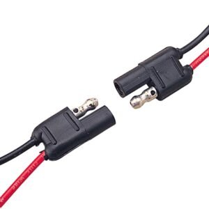 Sea-Dog Polarized 2-Wire Plug and Socket, Black