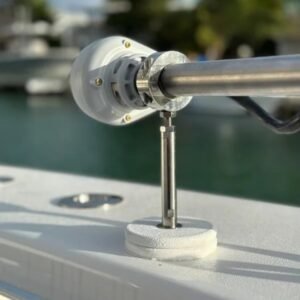 Sea Swivel Mag Mount Trolling Motor Support Arm 4.5"-9", Gunmetal Gray